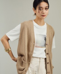 ベスト ジレ ペーパーヤーンジレ「手洗い可/和紙素材」 レディース｜ZOZOTOWN Yahoo!店