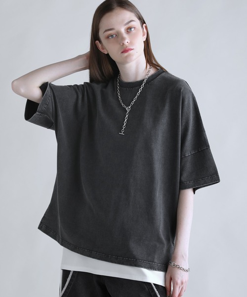SOCCE tシャツ 270gコットンウォッシュ加工ハーフスリーブカットソー