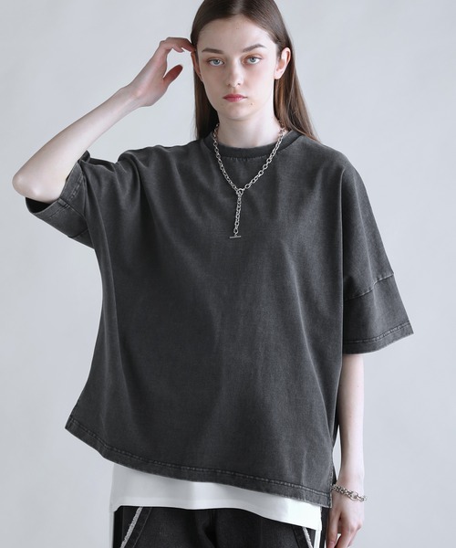 SOCCE tシャツ 270gコットンウォッシュ加工ハーフスリーブカットソー