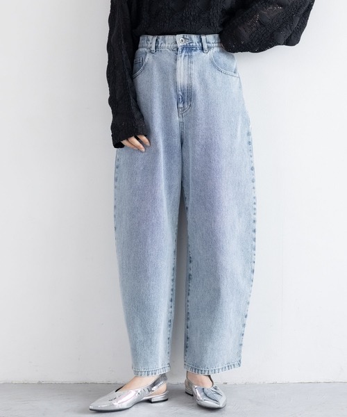 LEPSIM 「LEPSIM」 加工デニムパンツ MEDIUM ブルー系その他