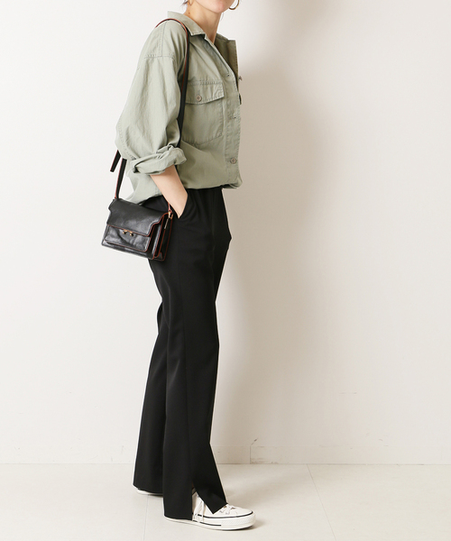 「Spick & Span」 長袖シャツ 36 グリーン レディース