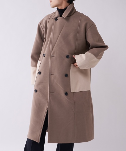 Lui's（ルイス） 「Neucon」チェスターコート 1 ブラック メンズ