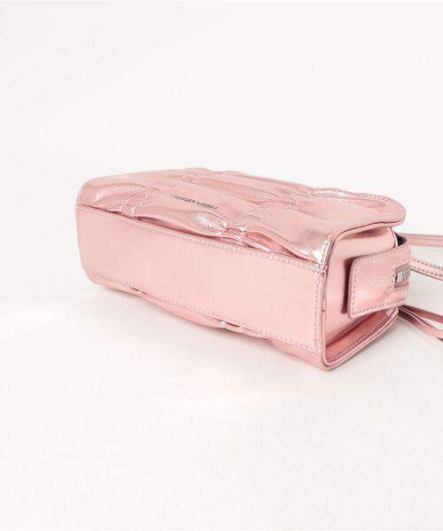 CHARLES & KEITH◆Kadee シャーリング ボウ ボウリングバッグ CHARLES ＆ KEITH トートバッグ Kadee ケーディー メタリック
