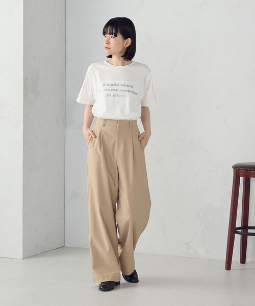 COMME CA ISM(コムサイズム) tシャツ 半袖 グリッター ロゴTシャツ COMME CA ISM(コムサイズム) tシャツ 半袖 グリッター ロゴTシャツ
