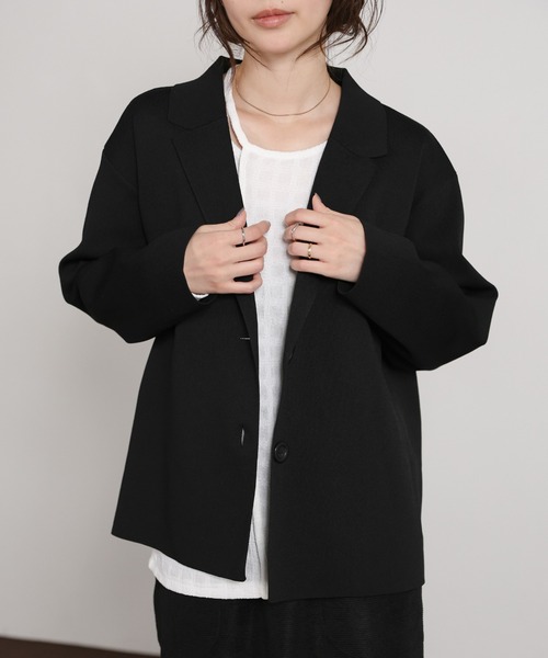 select MOCA Et ジャケット テーラードジャケット 「Et」Spandex Knit