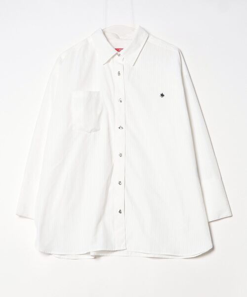 「POLO BCS」 長袖シャツ FREE ホワイト レディース