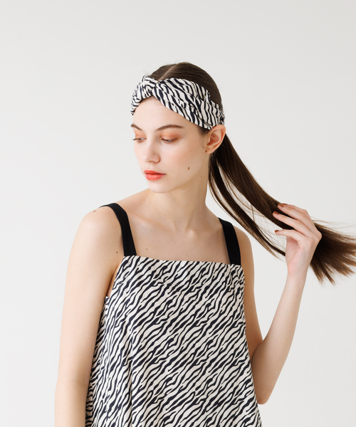 TRESSE（トレス） ヘアバンド 「別注」「TRESSE/トレス」 ゼブラ
