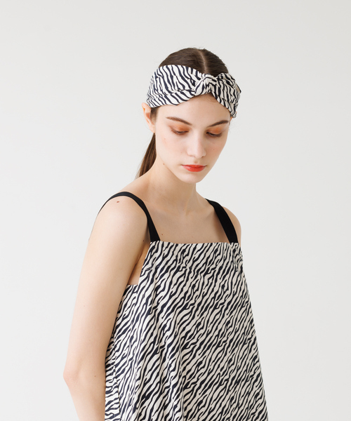 TRESSE（トレス） ヘアバンド 「別注」「TRESSE/トレス」 ゼブラ