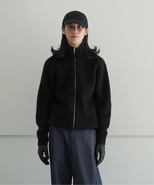 KAIKO（カイコー） ニットカーディガン 1 ブラック メンズ : ZOZOTOWN