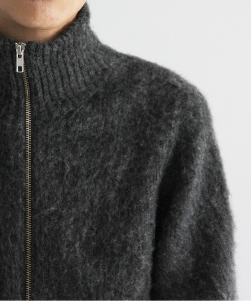KAIKO（カイコー） ニットカーディガン 1 ブラック メンズ : ZOZOTOWN