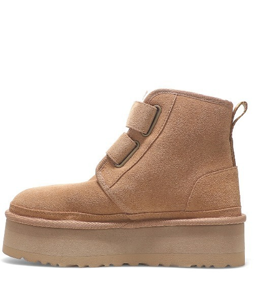 「UGG」 ムートンブーツ 22.0cm ブラウン レディース_画像3