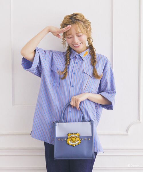 【最終価格】Areeam ディズニー　ズートピア　ポリス　バッジ　バッグ Areeam｜ズートピア/ポリスバッジバッグ | Rakuten Fashion(楽天