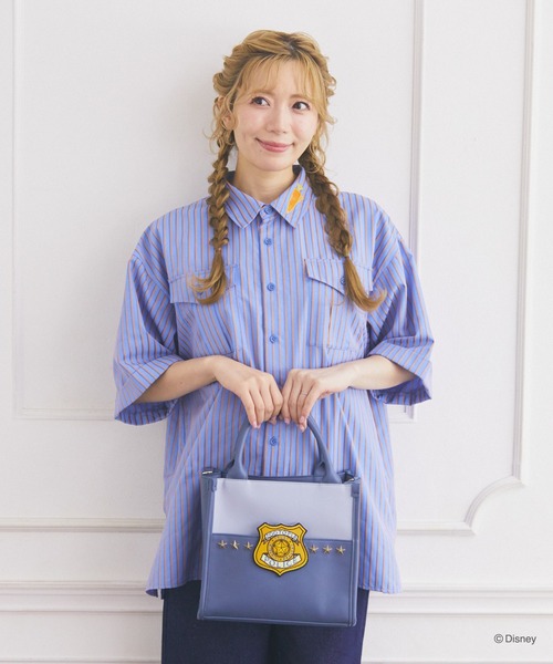 【最終価格】Areeam ディズニー　ズートピア　ポリス　バッジ　バッグ Disney ハンドバッグ ズートピア/ポリスバッジバッグ : ZOZOTOWN