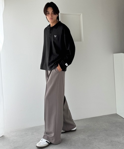 Classical Origin ポロシャツ 「万能アイテム。」胸刺繍入り鹿の子