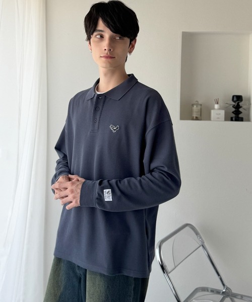 Classical Origin ポロシャツ 「万能アイテム。」胸刺繍入り鹿の子