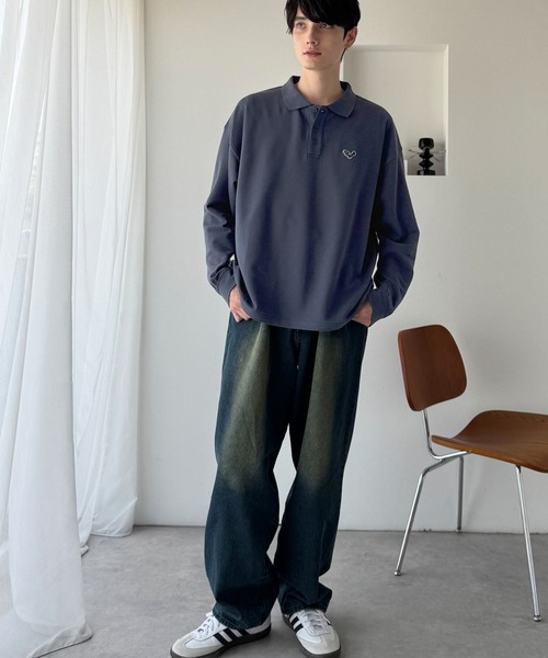 Classical Origin ポロシャツ 「万能アイテム。」胸刺繍入り鹿の子