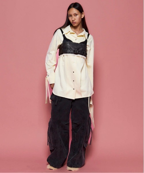 MAISON SPECIAL（メゾンスペシャル） ブラウス シャツ Belted Vegan