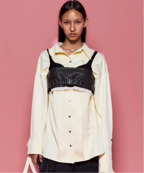 MAISON SPECIAL（メゾンスペシャル） ブラウス シャツ Belted Vegan