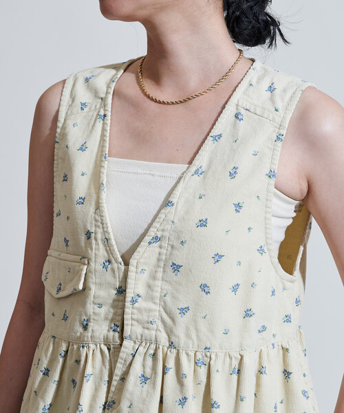 FREAK'S STORE(フリークスストア) ベスト ジレ カントリーフラワー FREAK'S STORE(フリークスストア) ベスト ジレ カントリーフラワー