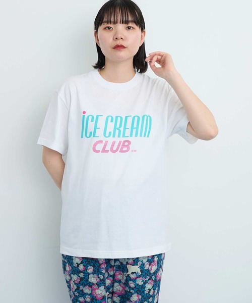 tシャツ iCE CREAM CLUB Tシャツ レディース