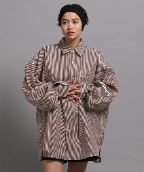 E'S ストライプビッグシャツ ストライプBIGシャツ|RETRO GIRL | RETRO GIRL ONLINE STORE