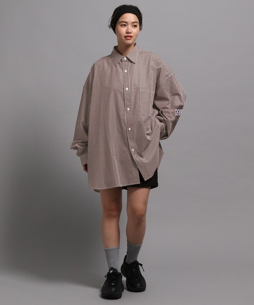 George's シャツ ストライプBIGシャツ2 メンズ レディース