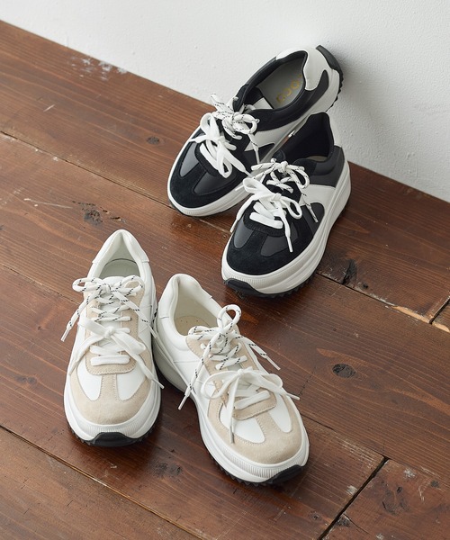 coca（コカ） スニーカー 厚底 ローカット GERMAN TRAINER スニーカー