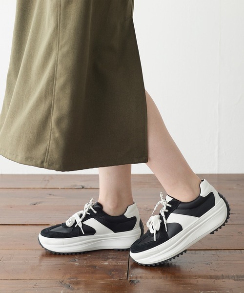 coca（コカ） スニーカー 厚底 ローカット GERMAN TRAINER スニーカー
