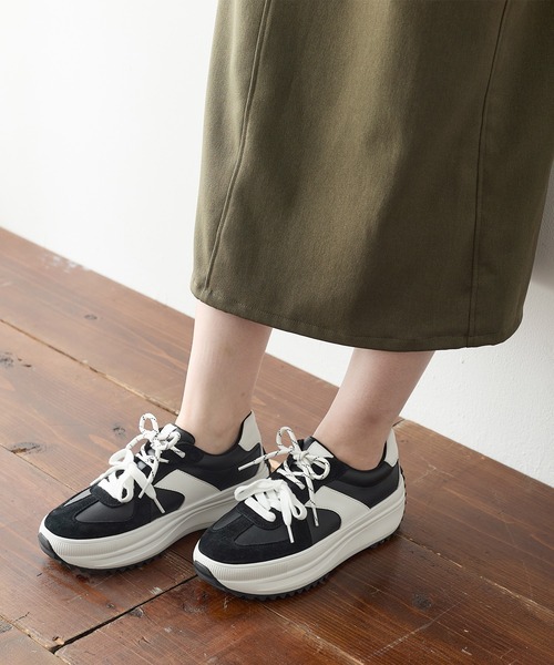 coca（コカ） スニーカー 厚底 ローカット GERMAN TRAINER スニーカー