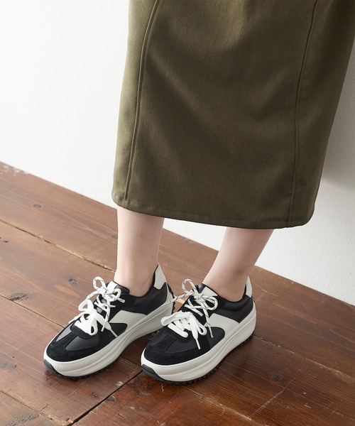 coca（コカ） スニーカー 厚底 ローカット GERMAN TRAINER スニーカー