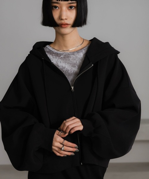 LOWRYS FARM（ローリーズファーム） パーカー ZIPショートフーディ