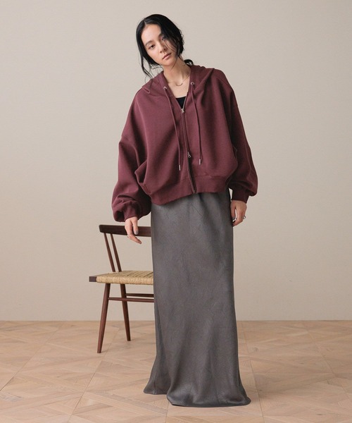 LOWRYS FARM パーカー ZIPショートフーディ 588894