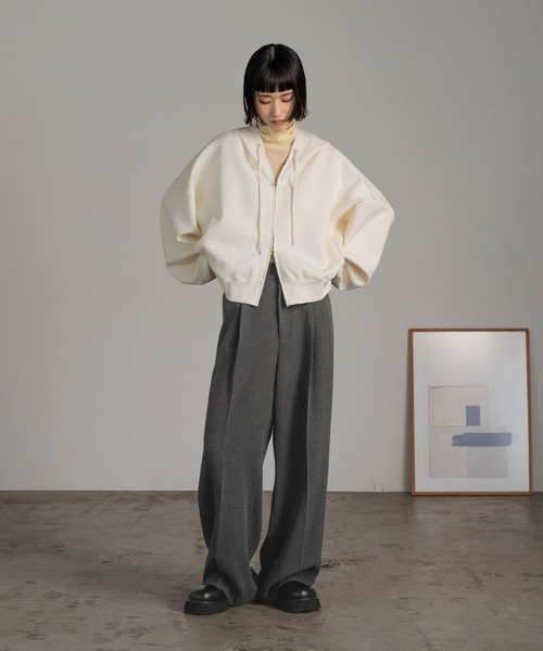 LOWRYS FARM（ローリーズファーム） パーカー ZIPショートフーディ