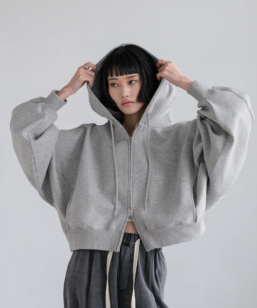 LOWRYS FARM（ローリーズファーム） パーカー ZIPショートフーディ