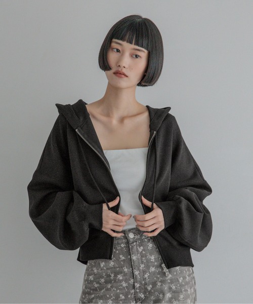LOWRYS FARM（ローリーズファーム） パーカー ZIPショートフーディ