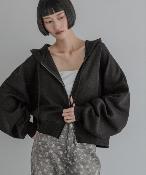 LOWRYS FARM（ローリーズファーム） パーカー ZIPショートフーディ