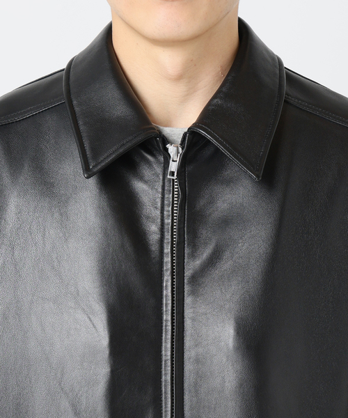 JOURNAL STANDARD relume 羊革ライダースジャケット M 黒 JOURNAL STANDARD relume 革ジャン ライダース ラムレザー