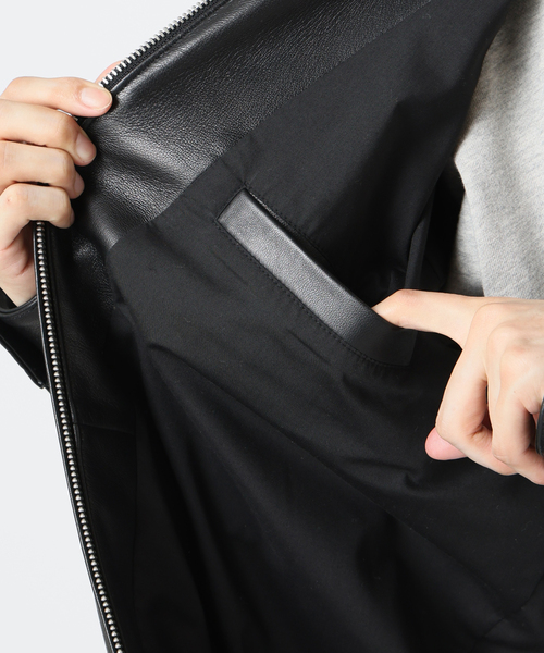 JOURNAL STANDARD relume レザージャケット JOURNAL STANDARD relume｜《予約》ラムレザー ジップジャケット