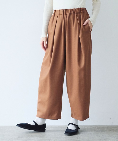 yuni パンツ washable wool gum tack パンツ レディース : ZOZOTOWN