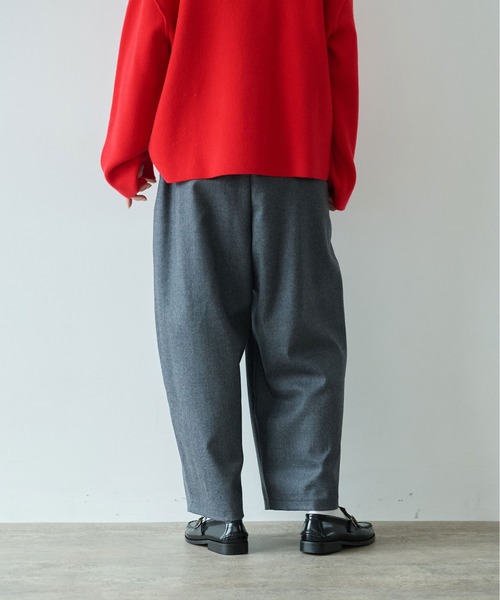 yuni パンツ washable wool gum tack パンツ レディース : ZOZOTOWN