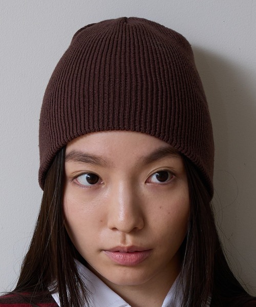 NOMINE（ノミネ） ニット帽 ニットキャップ 「NOMINE」コットン