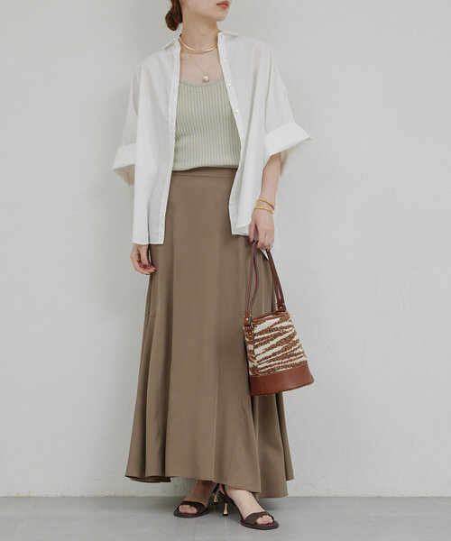 「GALLARDAGALANTE」 7分袖シャツ FREE サックスブルー レディースの画像