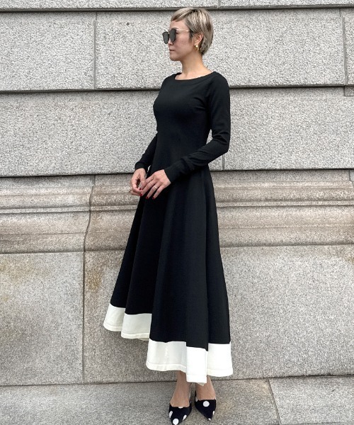 ワンピース 配色美ラインニットワンピース : ZOZOTOWN Yahoo!店 - 通販