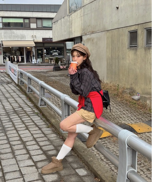 帽子 キャスケット ボリュームシルエット レディース メンズ