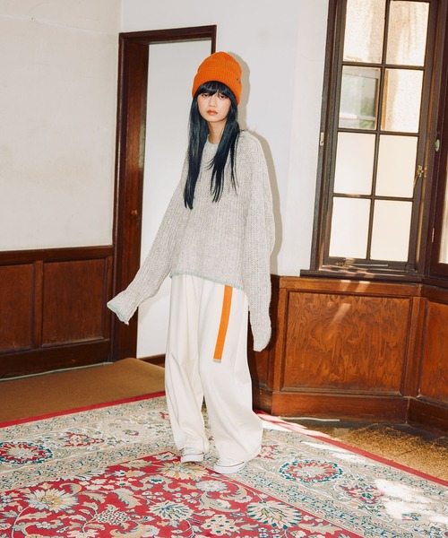 niko and…（ニコアンド） パンツ 「MODE NORM CORE」 裏起毛3Dカーブ