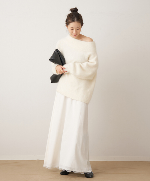 plage（プラージュ） スカート solstiss french lace スカート