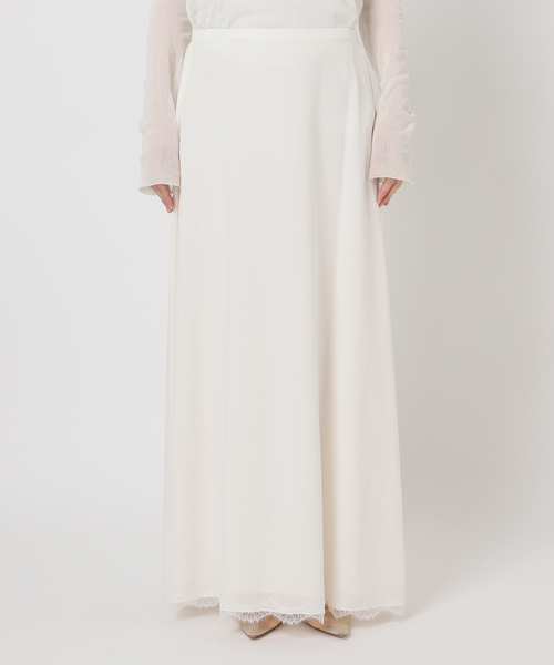 Plage solstiss french lace スカート　ホワイト38 plage（プラージュ） スカート solstiss french lace スカート