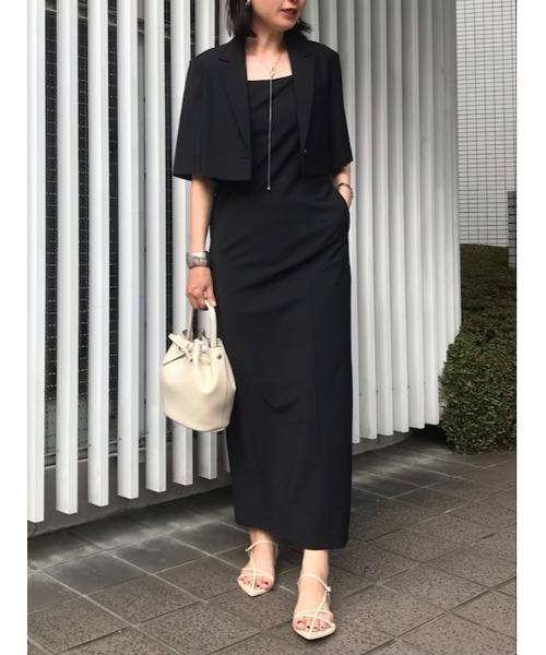 「FRAY I.D」 キャミソールワンピース 0 ブラウン レディース_画像3