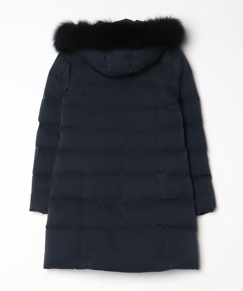 Demi-Luxe BEAMS リバーコート 36 ネイビー Demi-Luxe BEAMS リバーコート 36 ネイビー