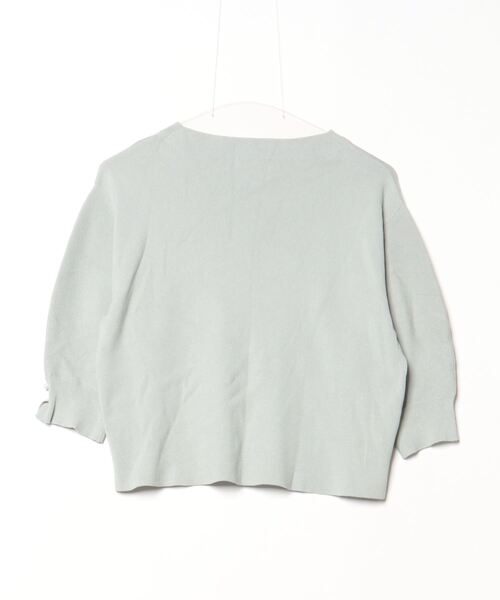 「EMMEL REFINES」 半袖ニット - グリーン レディース_画像2